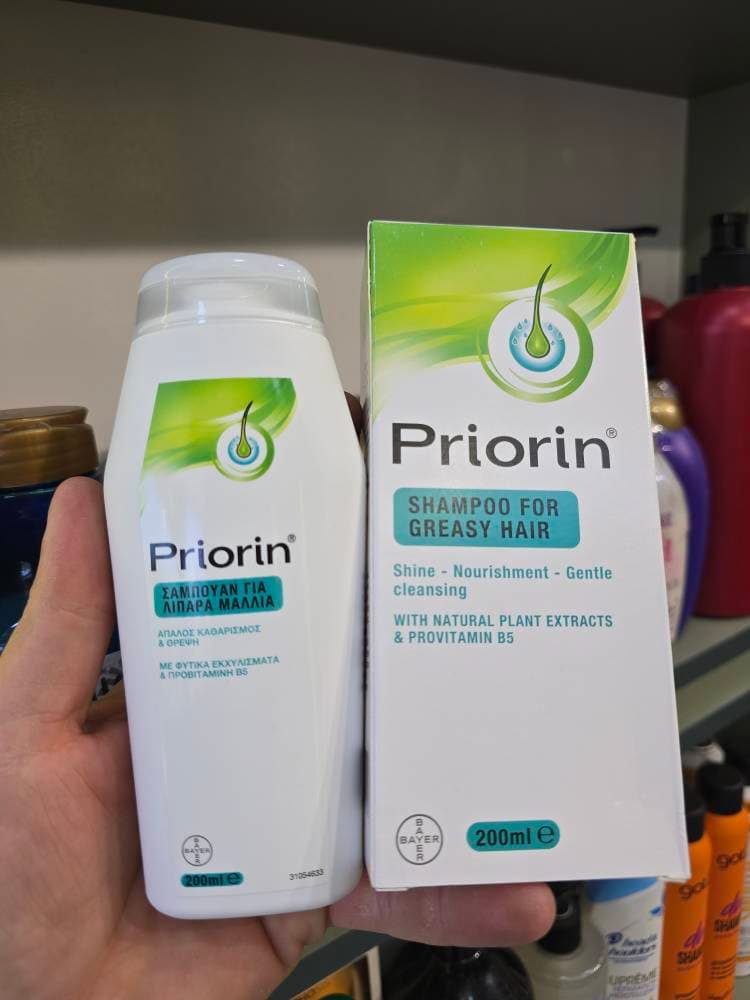 شامپو ضد ریزش پریورین مناسب مو های چرب 200 میل Priorin Shampoo for oily hair اصلی به شرط اصالت | اورجینال
