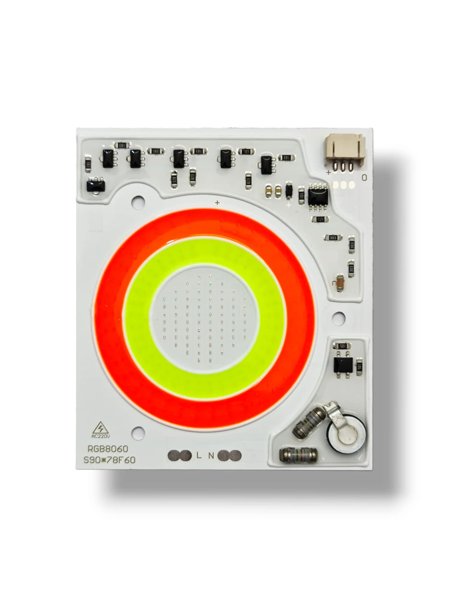 چیپ 220 ولت 50 وات RGB ریموت دار COB