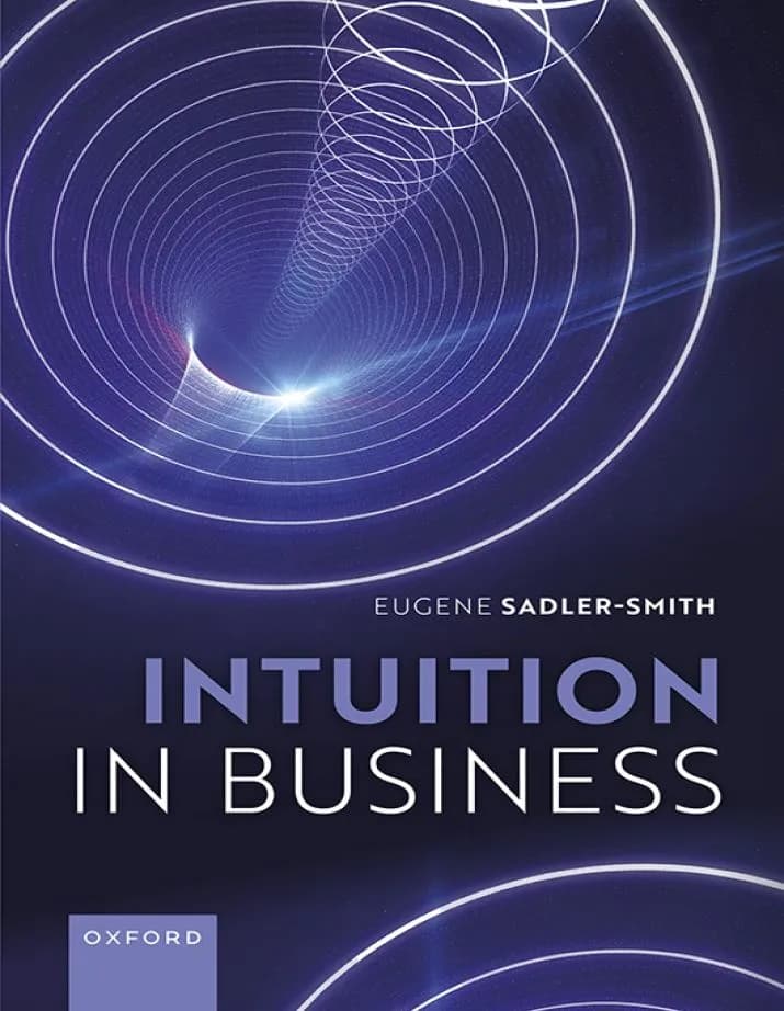 دانلود کتاب Intuition in Business