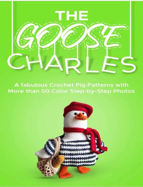 دانلود کتاب Crochet Cute Amigurumi Pattern The Goose Charles