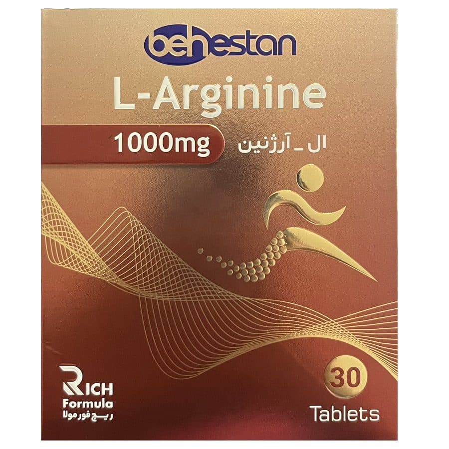 قرص ال آرژنین 1000میلی گرم بهستان (30عدد)