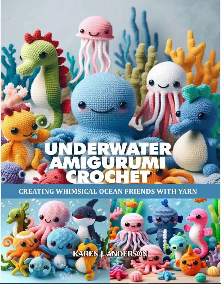 دانلود کتاب UNDERWATER AMIGURUMI CROCHET