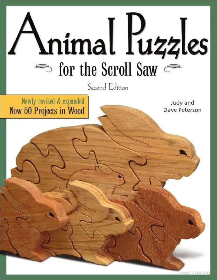 دانلود کتاب Animal Puzzles for the Scroll Saw