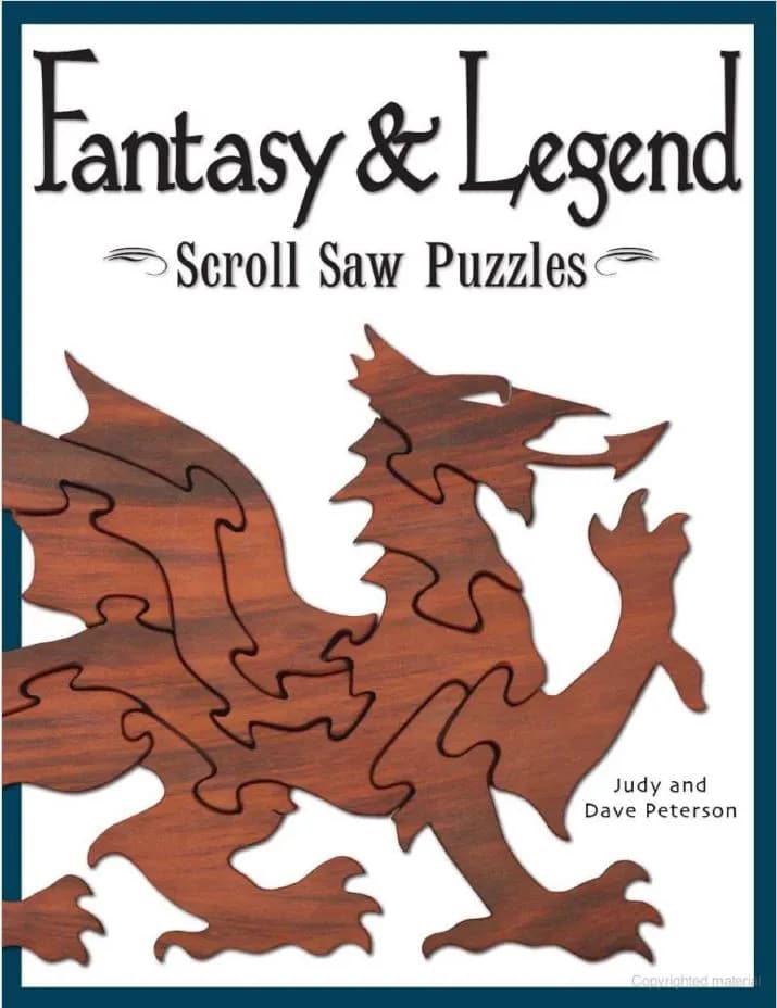 دانلود کتاب Fantasy Legend Scroll Saw Puzzles