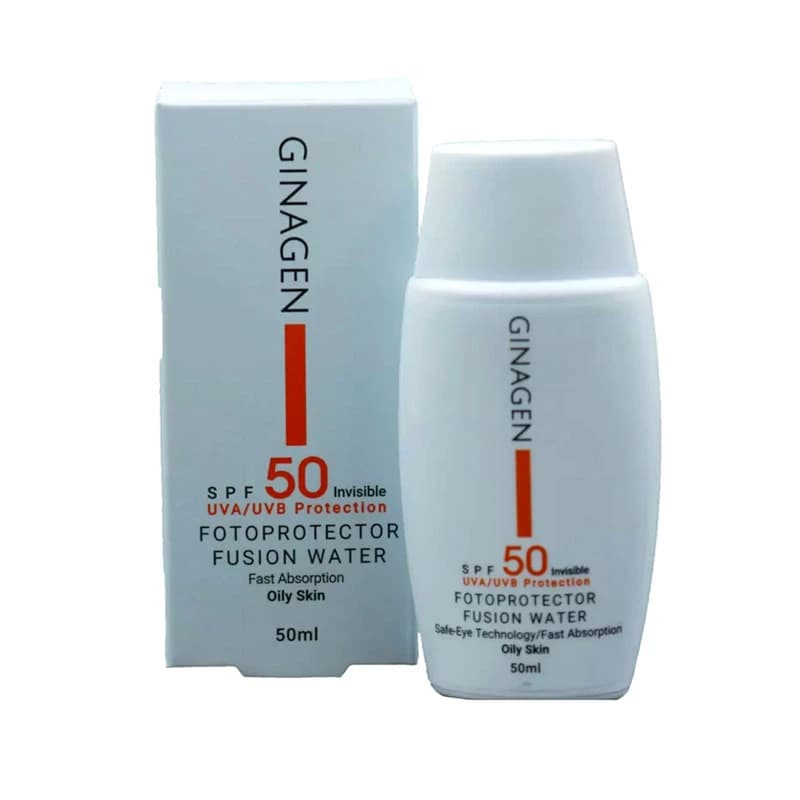 کرم ضد آفتاب بی رنگ ژیناژن SPF 50 برای پوست چرب و مختلط (50 میل) — تصویر ۴