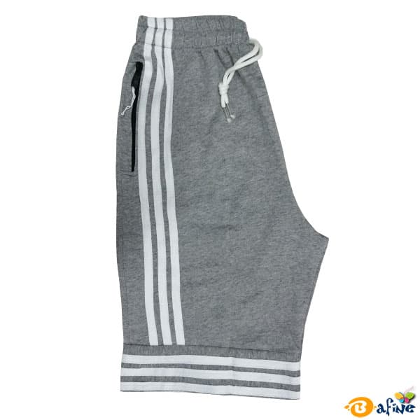 شلوارک مردانه آدیداس 3 خط مدل TS22302 — تصویر ۵