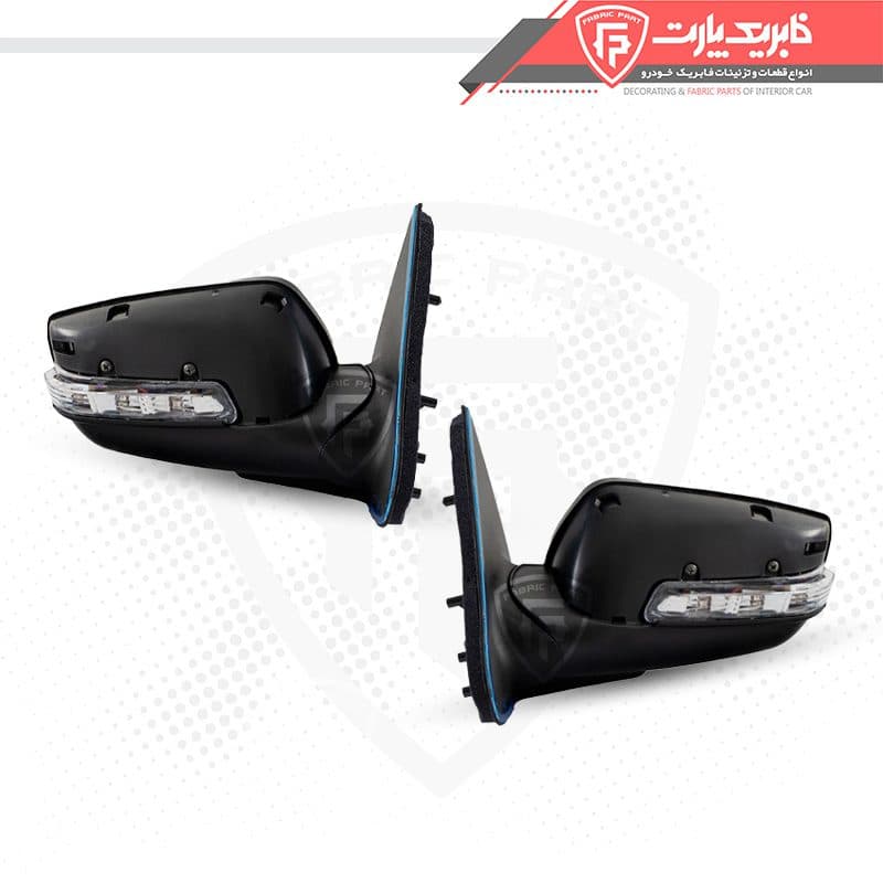 آینه پژو پارس برقی راهنما دار سوکت جدید FP_ دست کامل — تصویر ۲