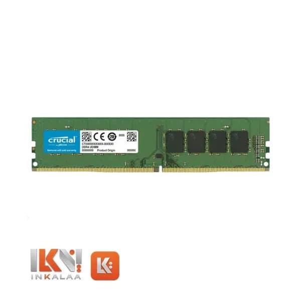 رم کامپیوتر کروشیال DDR4 تک کاناله 16 گیگابایت 3200 مگاهرتز CL22 ولتاژ 1.2 ولت مدل PC4-25600 U-DIMM — تصویر ۸