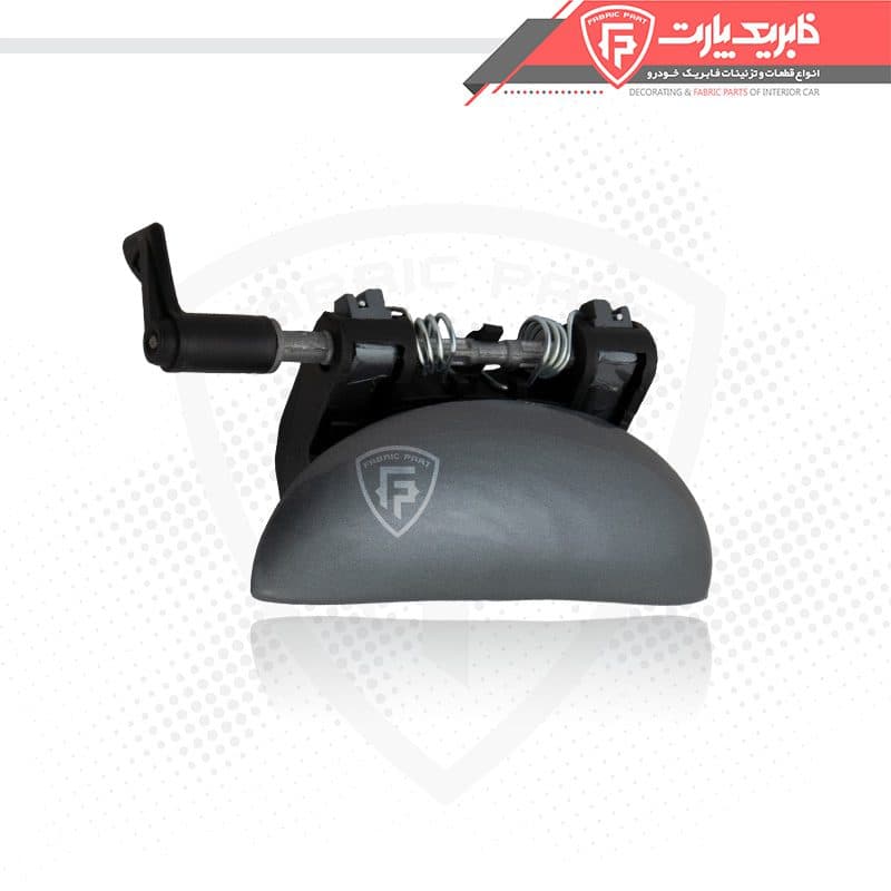 مجموعه دستگیره درب بازکن بیرونی پژو 207 رنگی – عقب راست خاکستری — تصویر ۴