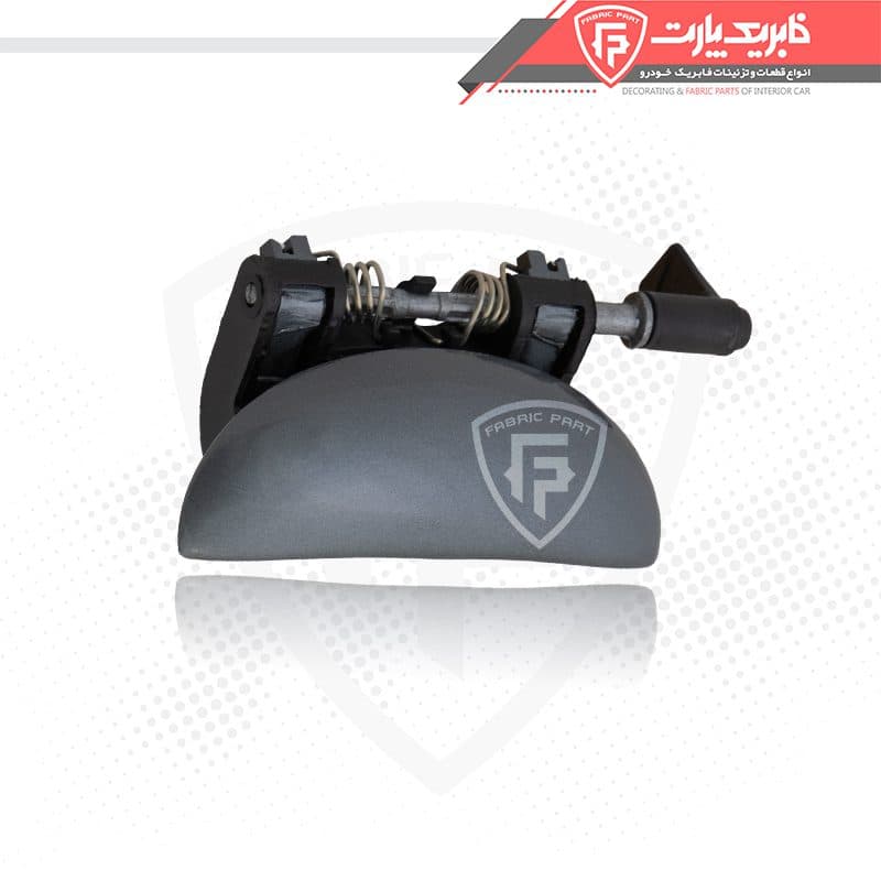 مجموعه دستگیره درب بازکن بیرونی پژو 207 رنگی – عقب چپ خاکستری — تصویر ۵
