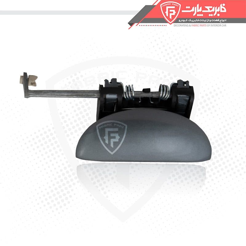مجموعه دستگیره درب بازکن بیرونی پژو 207 رنگی – جلو راست خاکستری