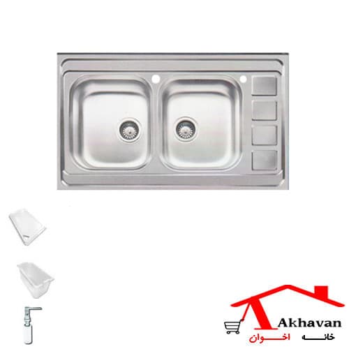سینک ظرفشویی روکار کد 372 اخوان
