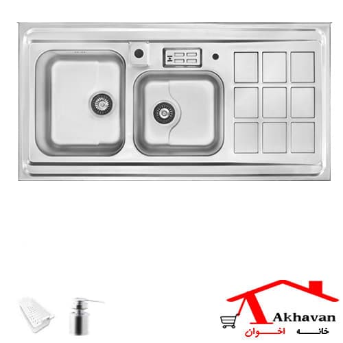 سینک ظرفشویی روکار کد 364 اخوان