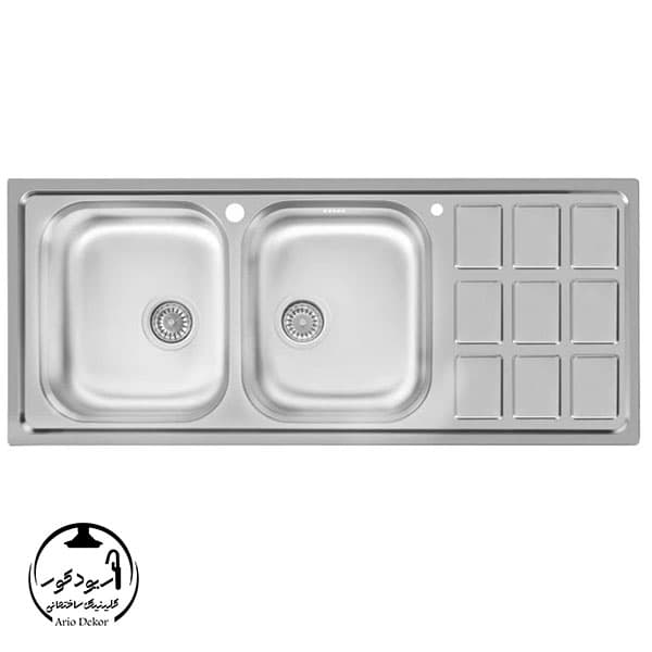 سینک ظرفشویی توکار کد 368 اخوان — تصویر ۳