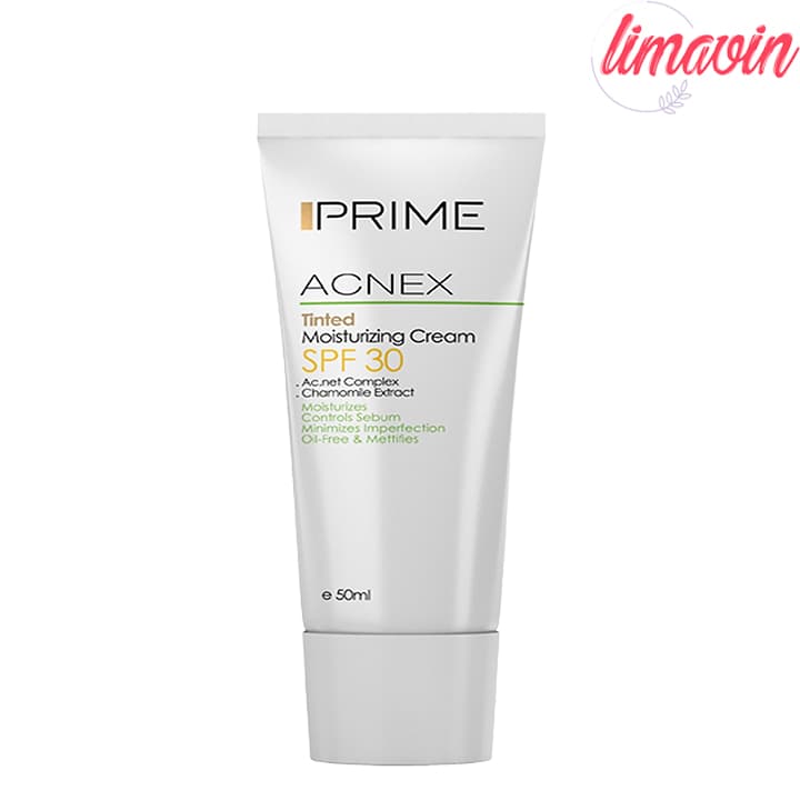 کرم مرطوب کننده رنگی پرایم مدل Acnex SPF 30 حجم 50 میلی لیتر — تصویر ۶