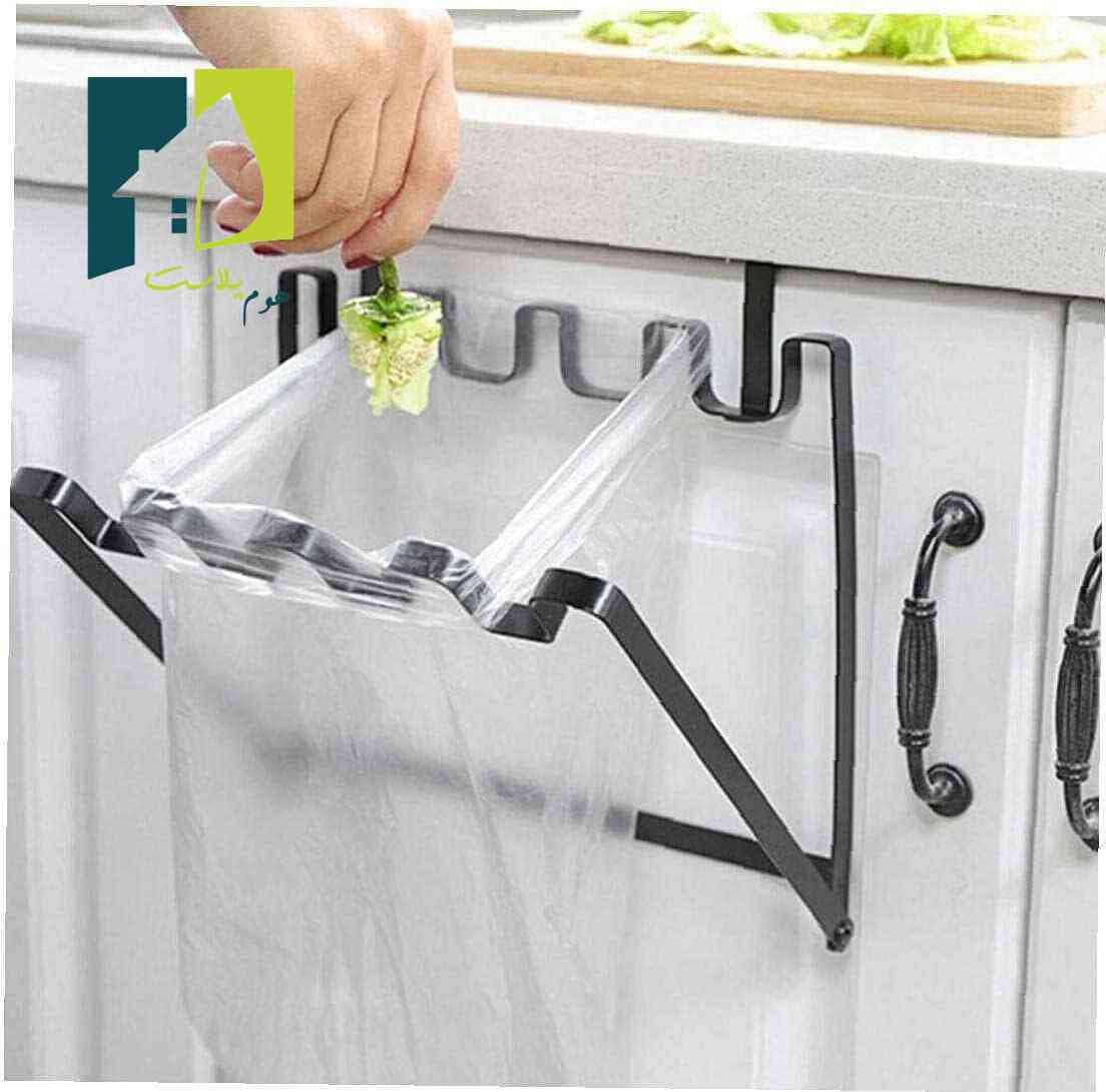 آویز کیسه زباله کابینتی فلزی تاشو