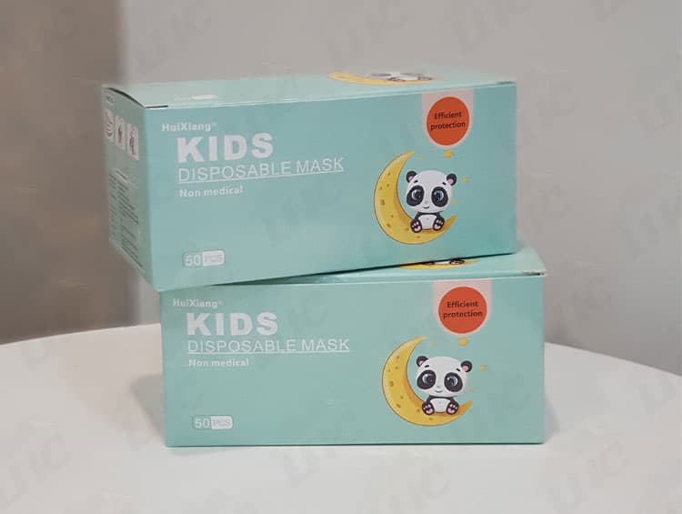 ماسک سه لایه کودک طرح ماه و ستاره بسته 50عددی — تصویر ۵