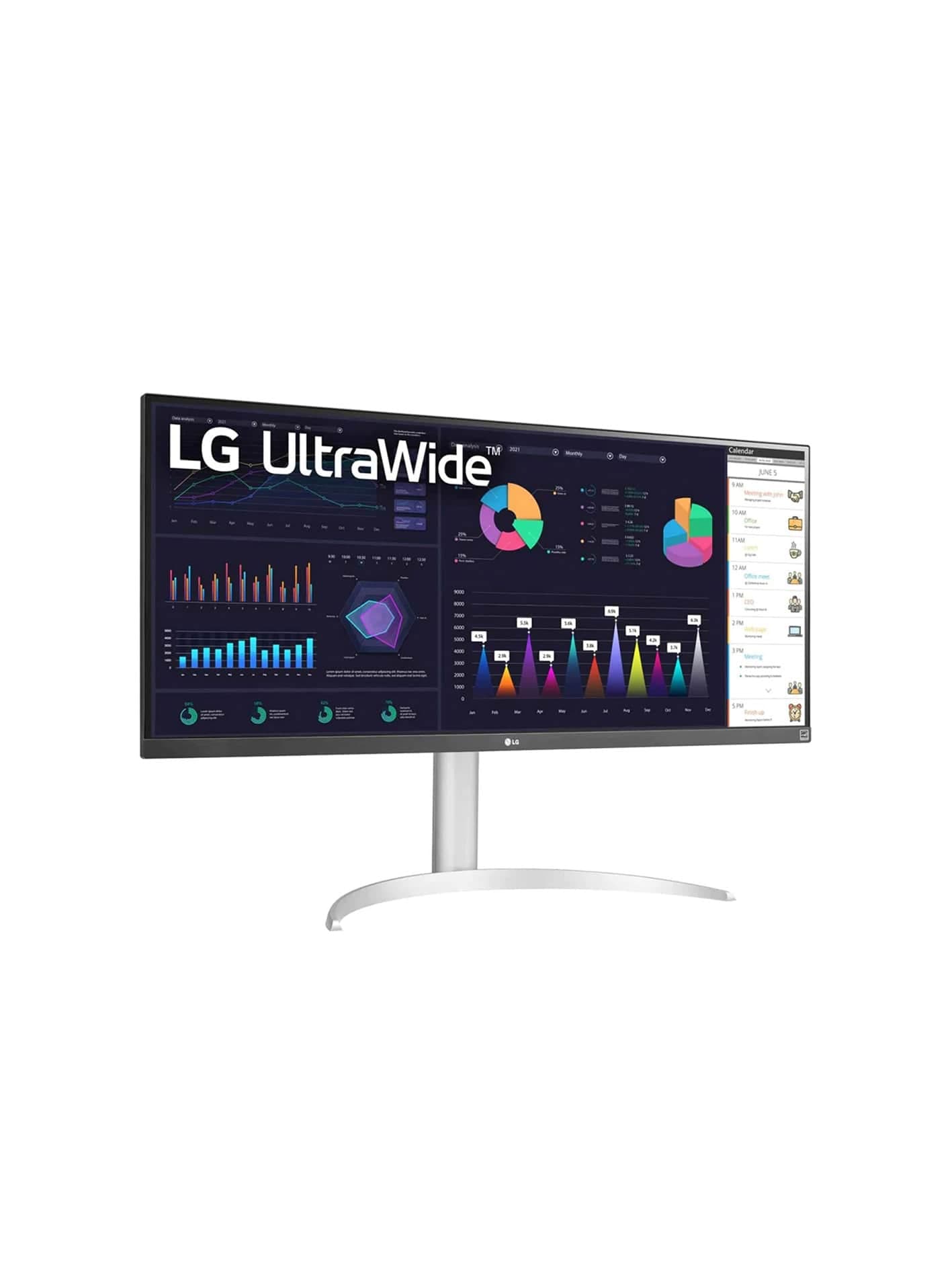 مانیتور ال جی Lg 34WQ650 W سایز 34 اینچ در بازار شبکه — تصویر ۵