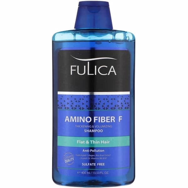 شامپو حجم دهنده و تقویت‌کننده مو فولیکا مدل Amino Fiber مناسب موهای نازک حجم 400 میلی‌لیتر — تصویر ۲