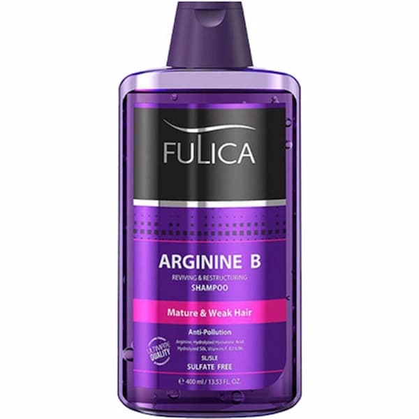 شامپو تقویت‌کننده فولیکا مدل Arginine B مناسب موهای آسیب دیده وزن 400 گرم — تصویر ۵