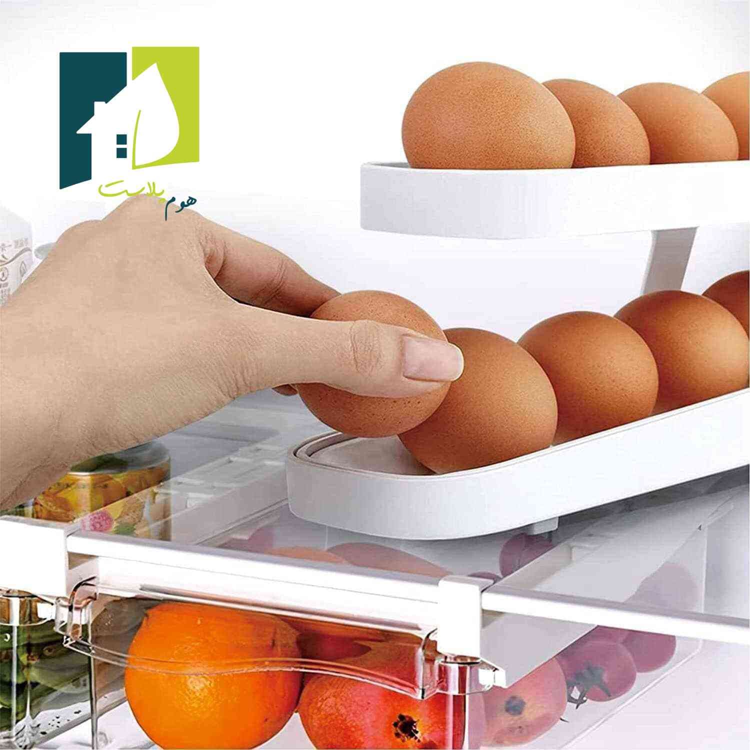 استند تخم مرغ یخچال دو طبقه
