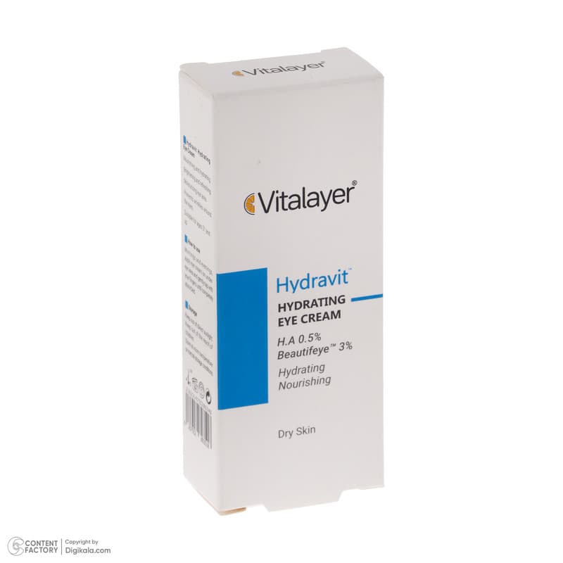 کرم دور چشم ویتالیر مدل Hydravit حجم 20 میلی لیتر — تصویر ۹