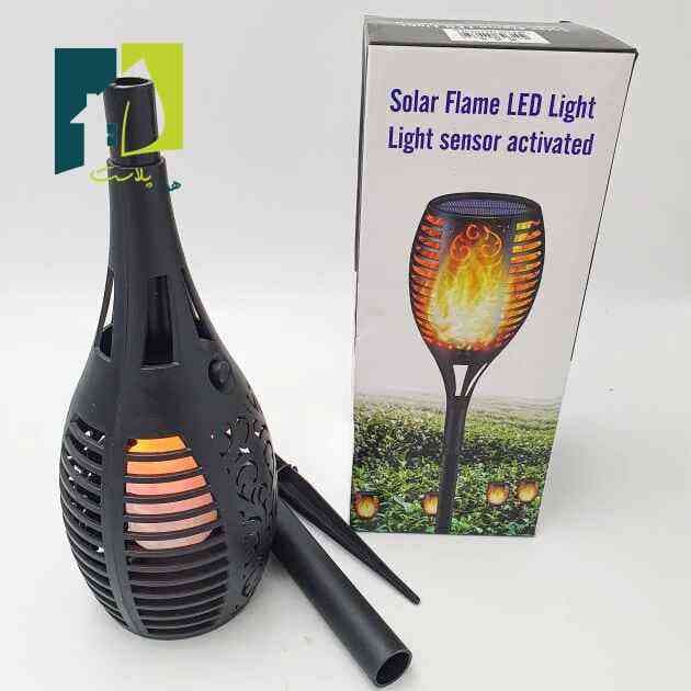 چراغ باغچه خورشیدی مشعل
