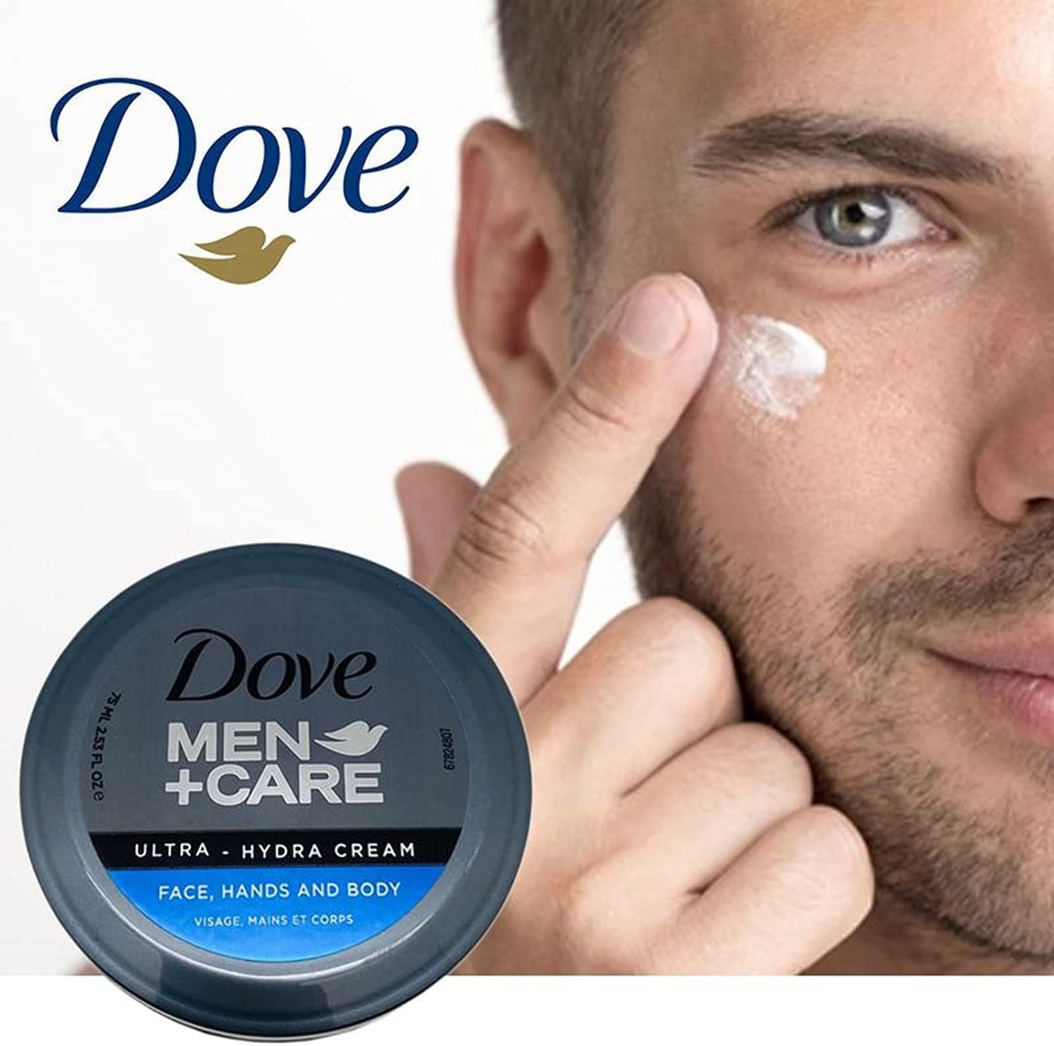 کرم مرطوب کننده دست و صورت مردانه داو dove حجم 75 میلی لیتر — تصویر ۸