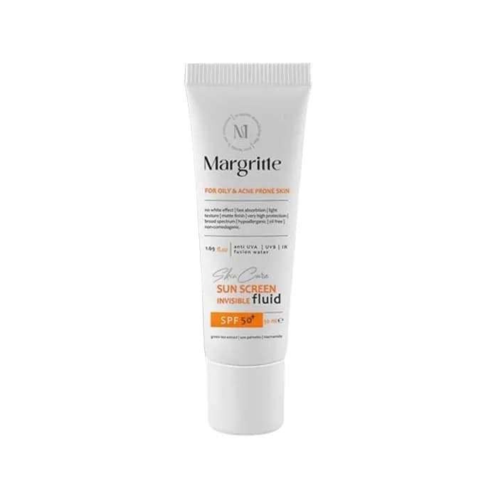فلوئید ضد آفتاب بدون رنگ مارگریت spf50 حجم 50 میلی لیتر