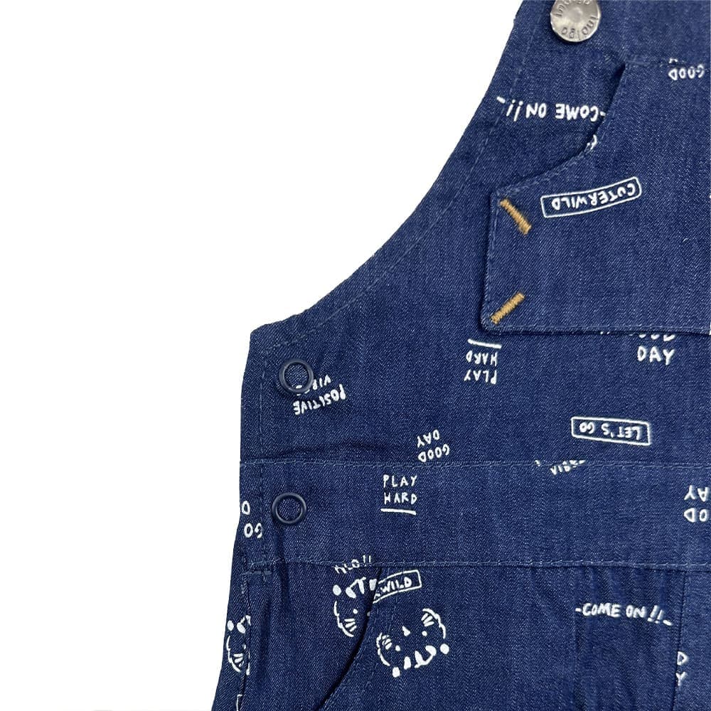 سرهمی نوزاد پیشبندی لی ایندیگو indigo — تصویر ۴