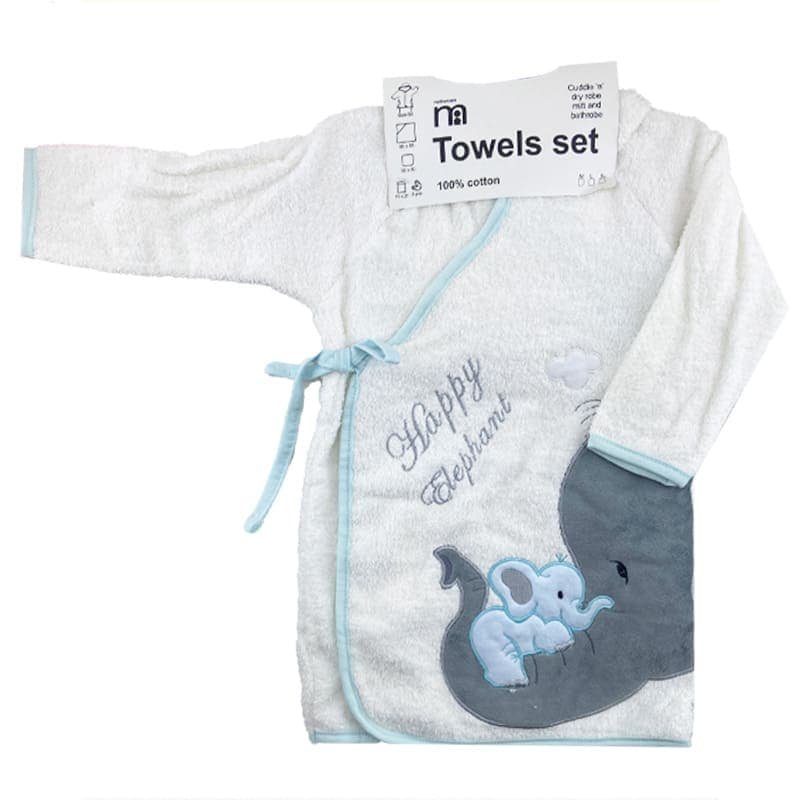 ست حوله تن پوش 2 فیل مادرکر Mothercare — تصویر ۱۱