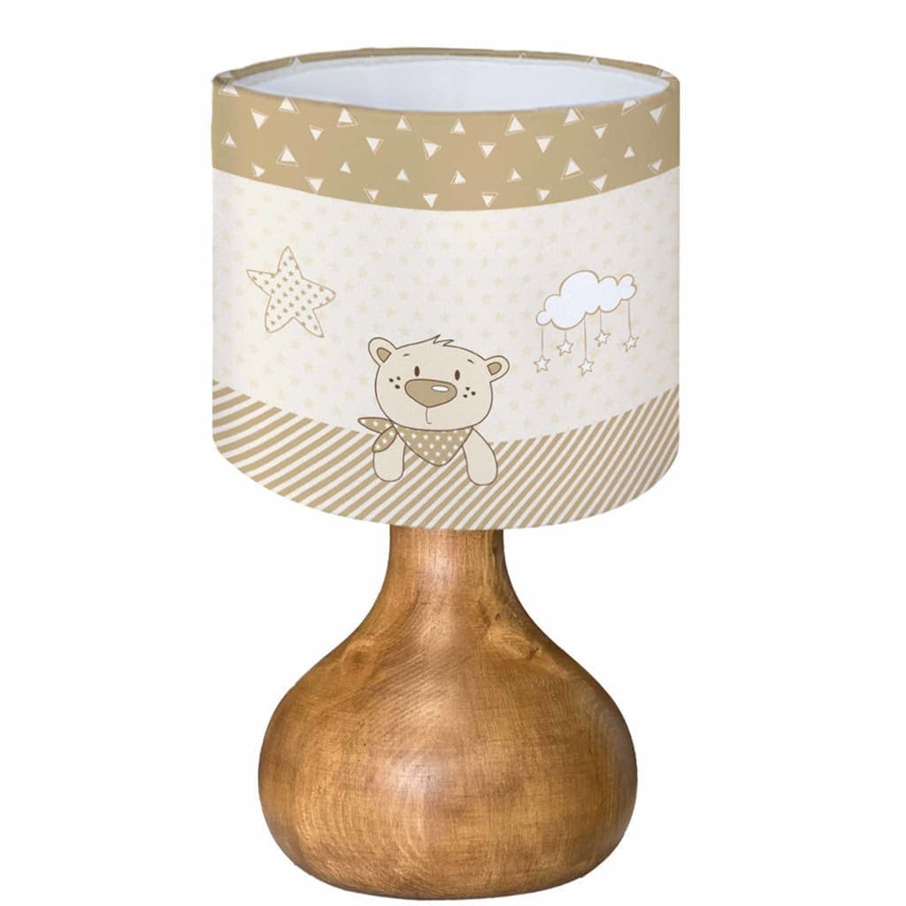 آباژور پایه چوبی Teddy Bear خرس رزبرن Rose born — تصویر ۲