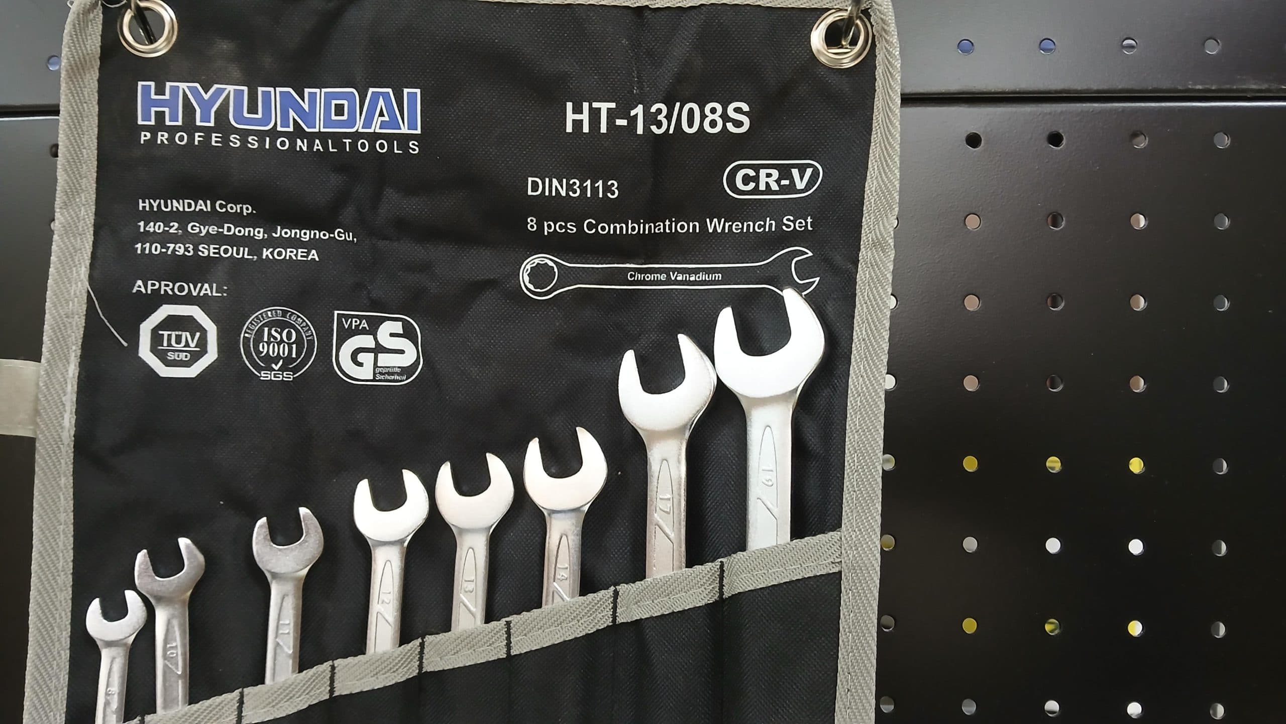 آچار دو سر رینگ کیفی 8 عددی هیوندای HT-38/08S — تصویر ۶