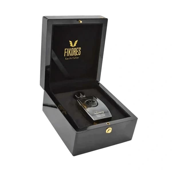 عطر فیکورس لاکچری بلک فرعون (لوزی) — تصویر ۳