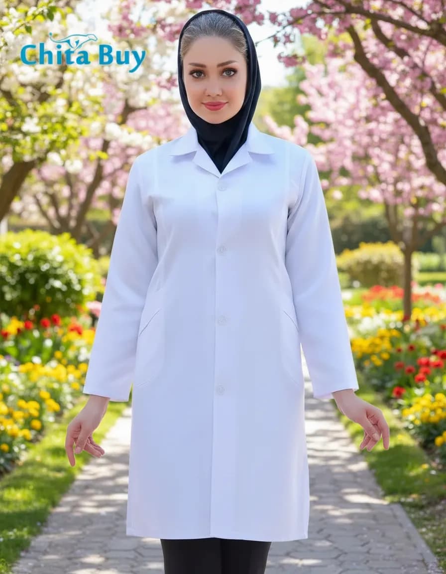 روپوش پزشکی مدل نیلا
