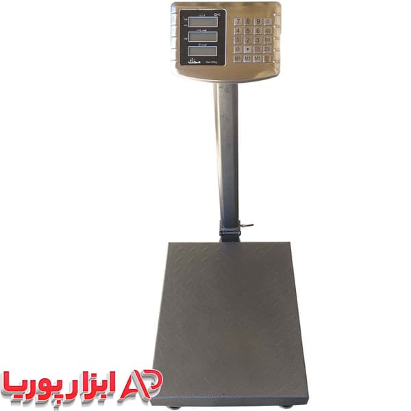 باسکول دیجیتال محک گارددار کیبرد استیل تاشو 300 کیلو ا Digital scale — تصویر ۴