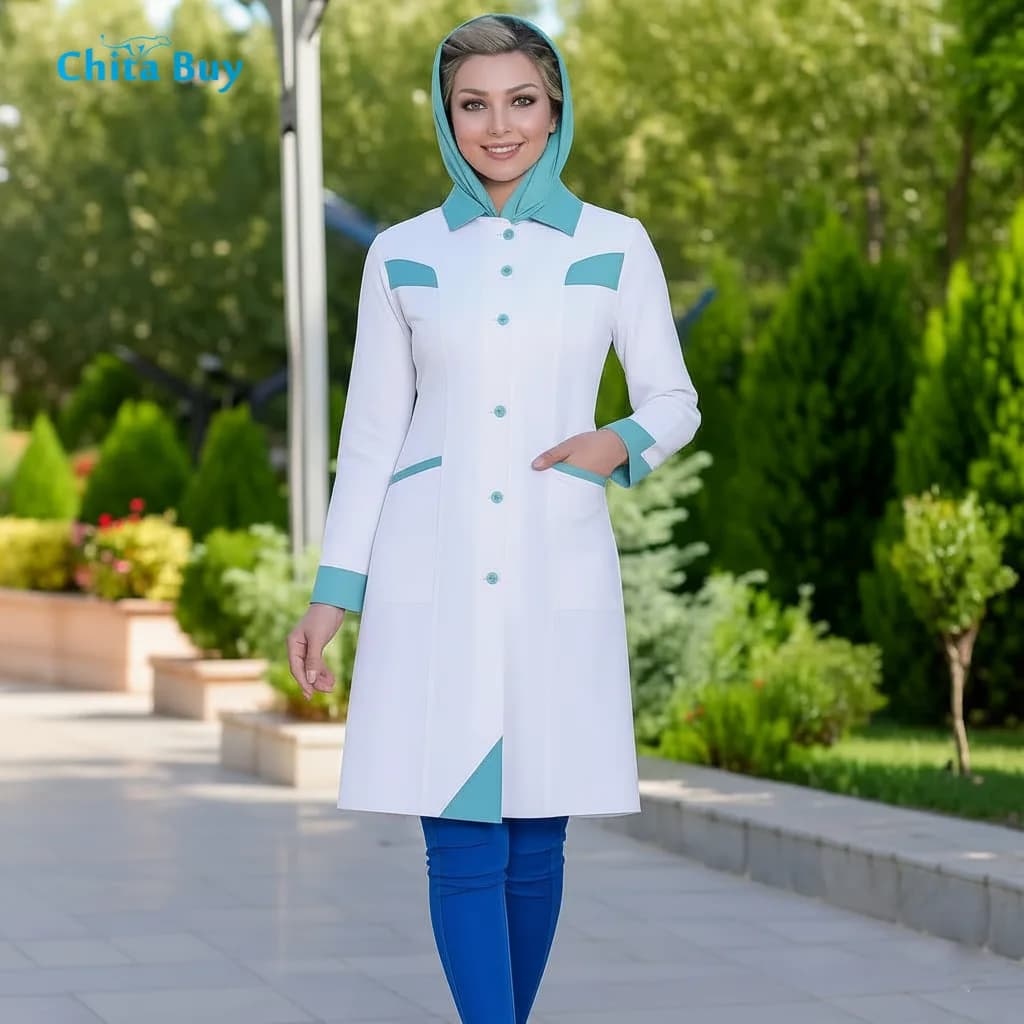 روپوش پزشکی مدل میترا — تصویر ۶