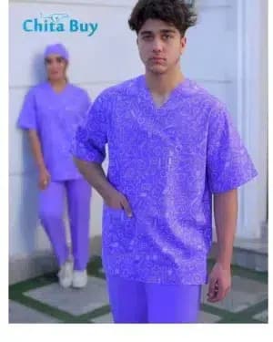 اسکراب و کلاه طرحدار پزشکی(جراحی) زنانه ومردانه مدل سلدا — تصویر ۷