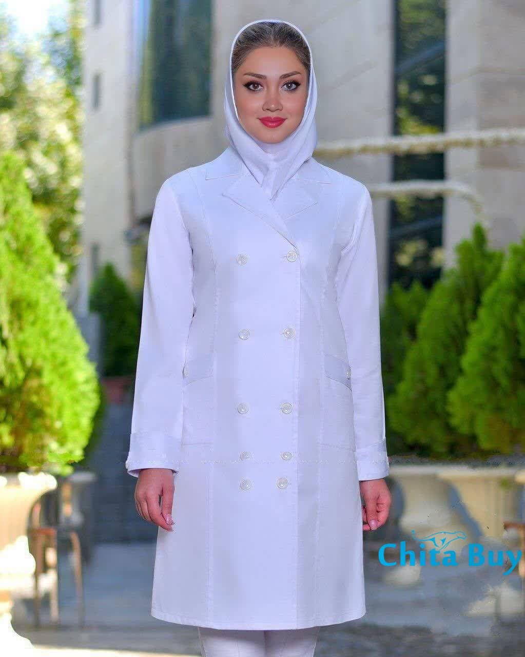 روپوش پزشکی زنانه مدل فرانک