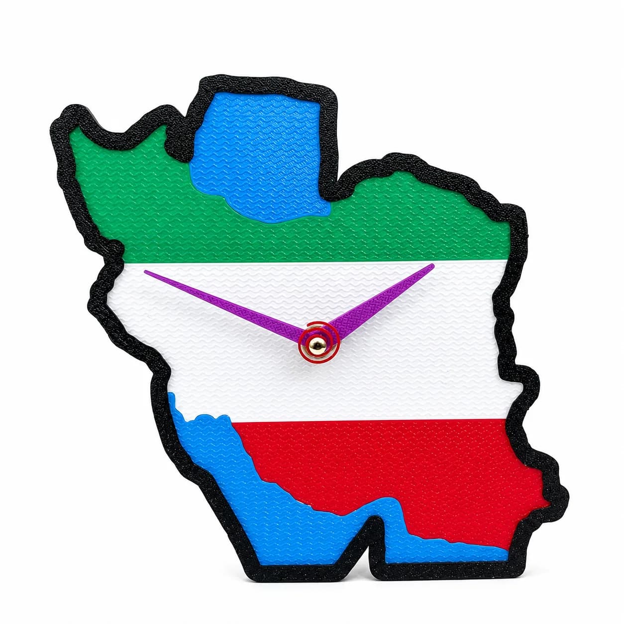 ساعت دیواری و رومیزی طرح نقشه ایران