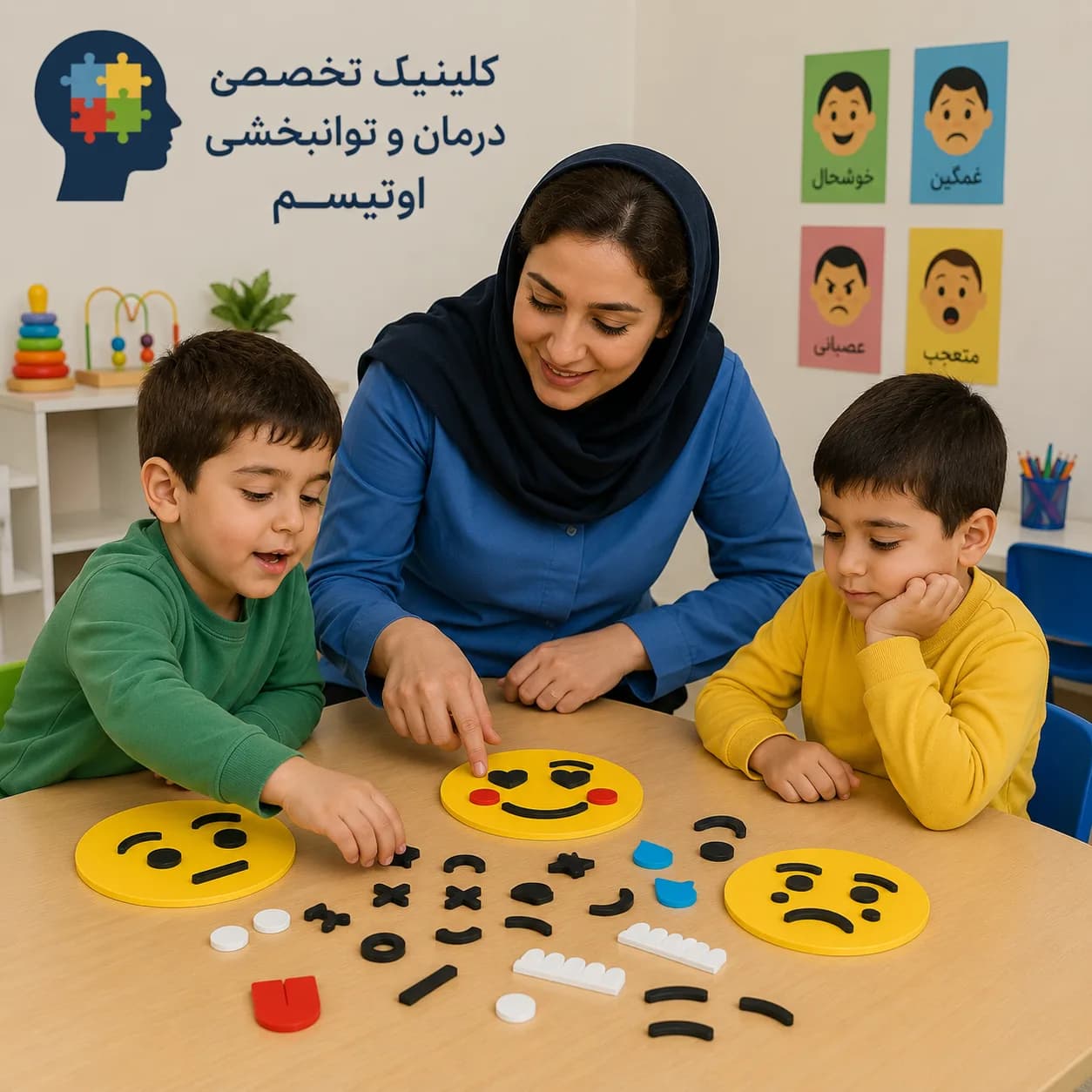 بازی آموزشی شکلک ساز | آموزش احساسات و تقویت هوش هیجانی کودکان — تصویر ۷