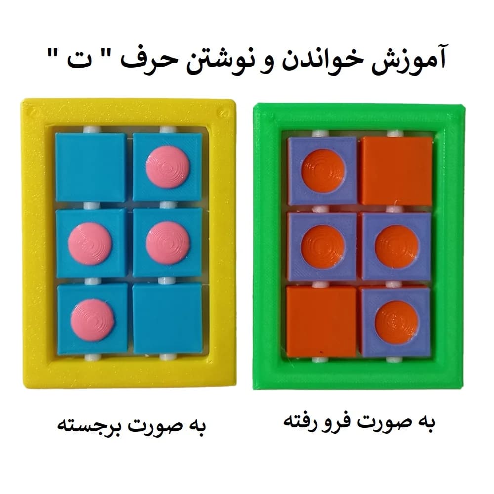 پکیج آموزشی خط بریل | آموزش خواندن و نوشتن بریل فارسی و انگلیسی — تصویر ۳