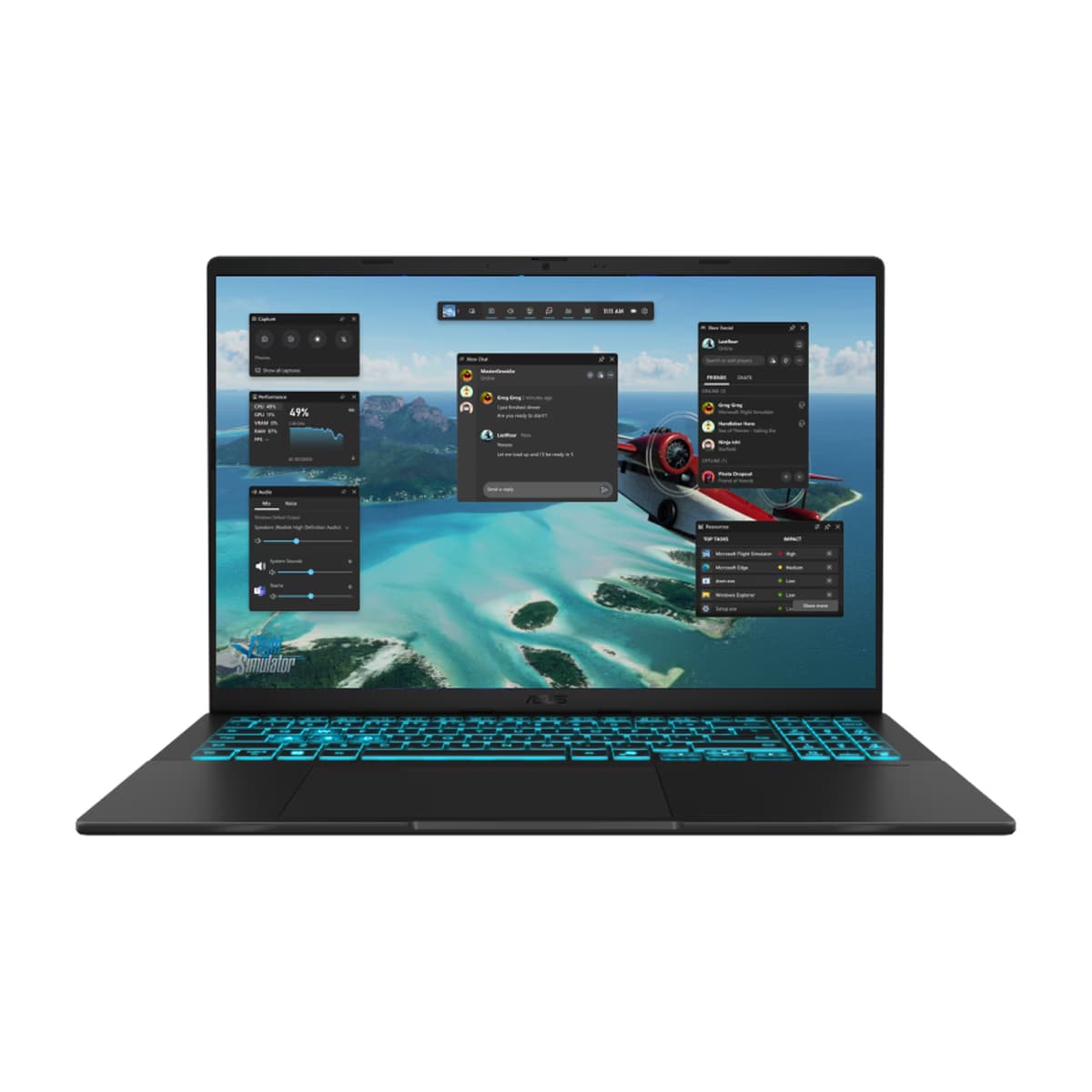 لپ تاپ ایسوس 16 اینچی مدل V16 V3607VM Core 7 240H 16GB 1TB RTX5060