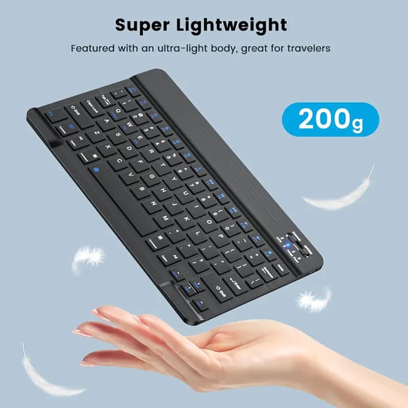 کیبورد و ماوس بلوتوثی و شارژی جکنگ مدل JB-350 — تصویر ۶