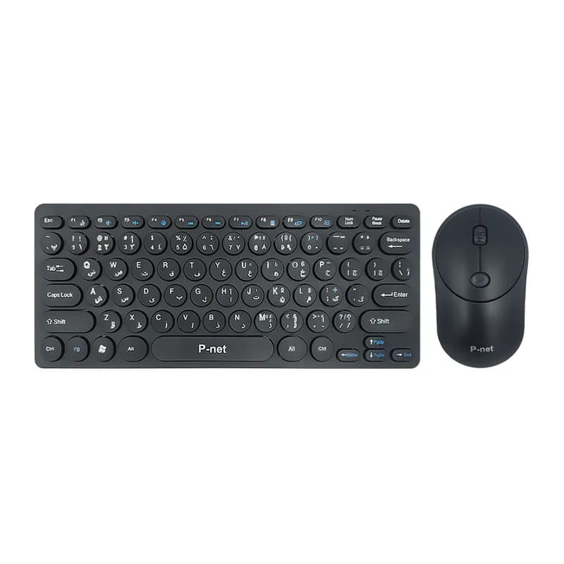 مینی کیبورد و ماوس بی سیم پی نت مدل P-Net KB.700