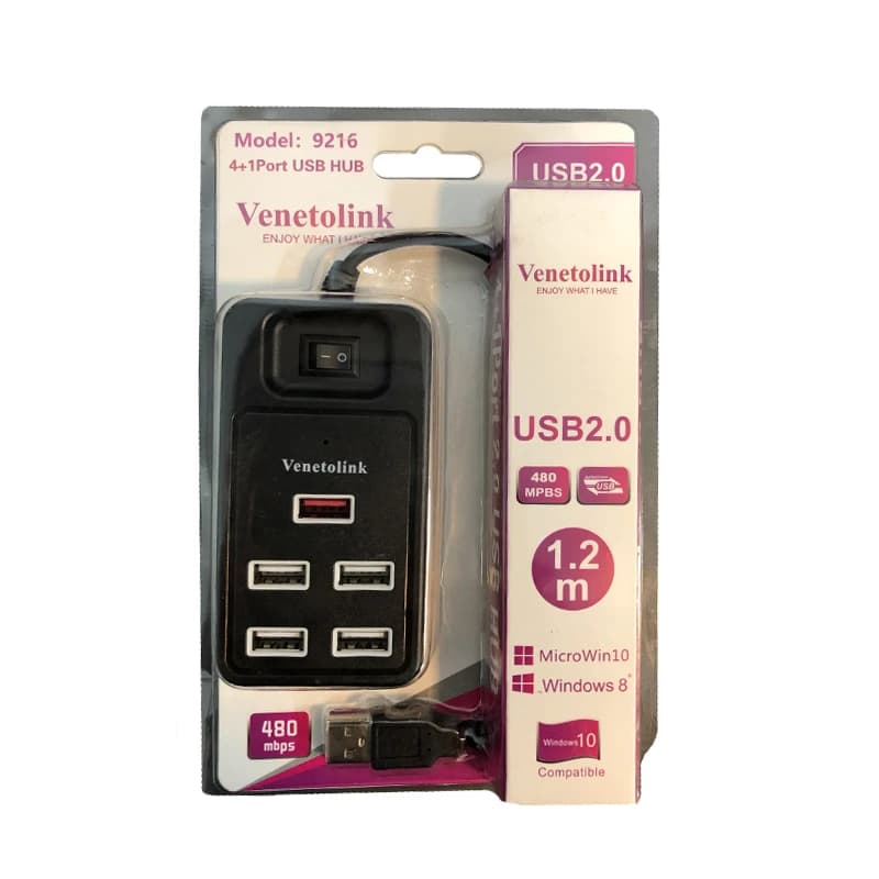 هاب USB2.0 پشت کیس دو پورت داخلی مدل Venetolink — تصویر ۵