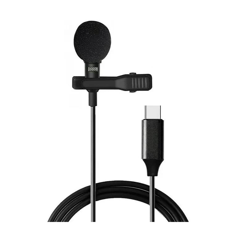 میکروفون یقه ای لاوالیر مدل Lavalier GL-121 با پورت تایپ سی — تصویر ۱۰