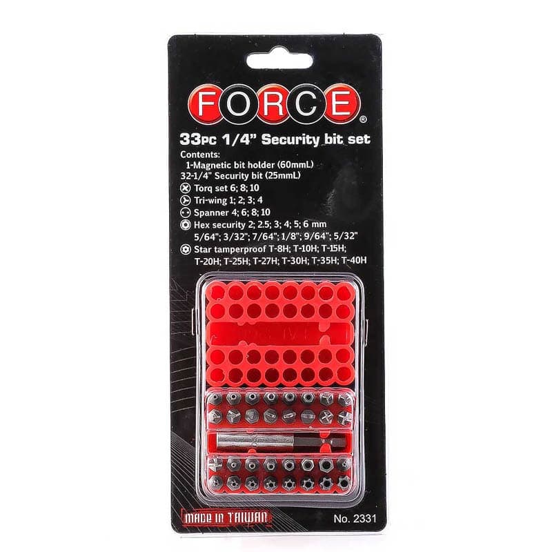 جعبه بیت 1/4 اینچ 33 عددی مدل F2331 برند FORCE — تصویر ۴