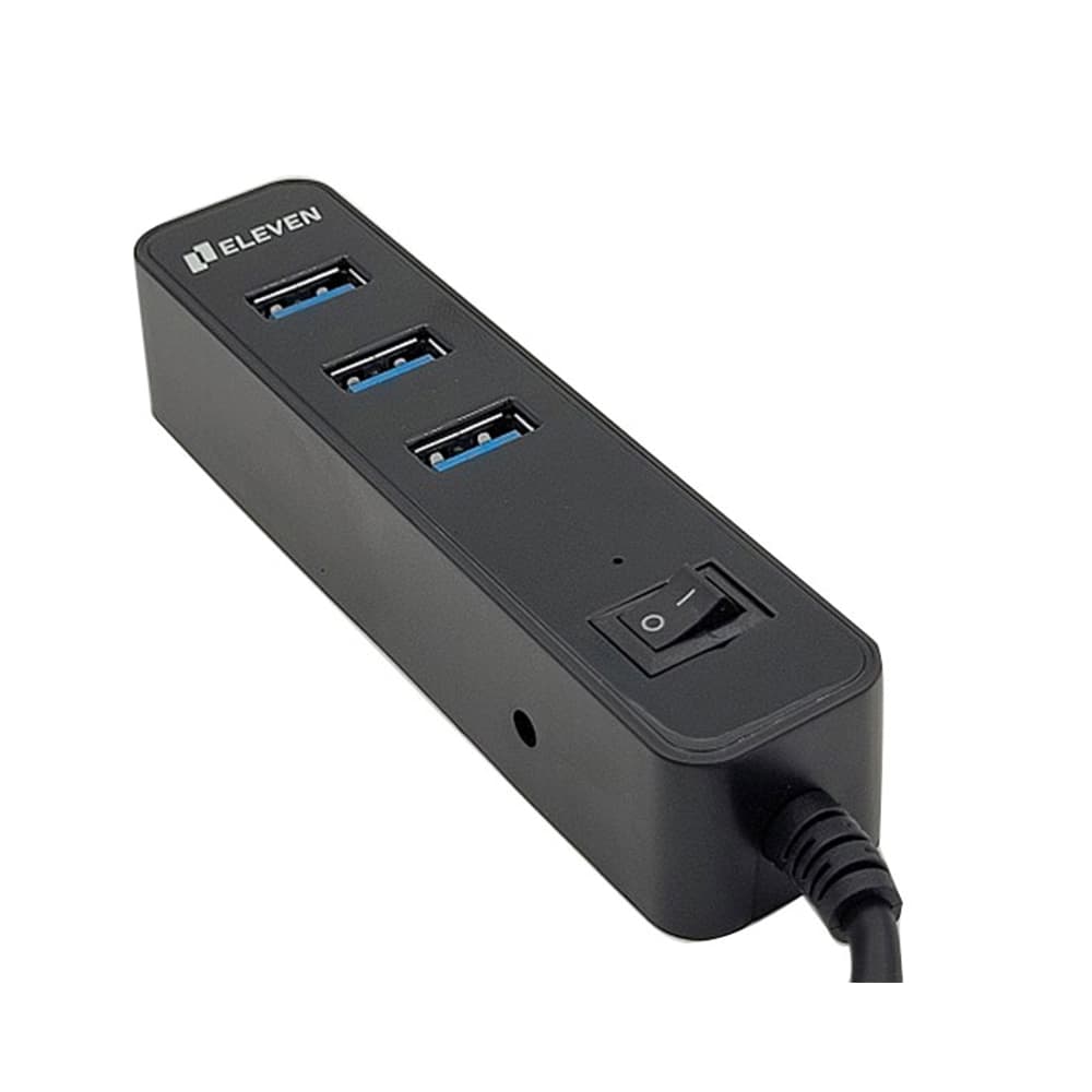 هاب USB 3.0 چهار پورت ELEVEN مدل H302 — تصویر ۳