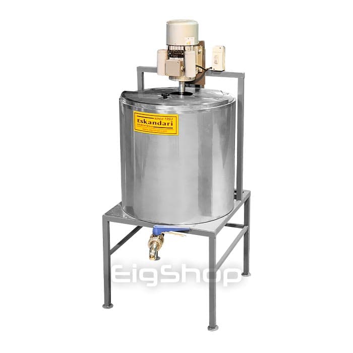 کره گیر 200 لیتری صنعتی (موتور 1 اسب بخار گیربکس دار)